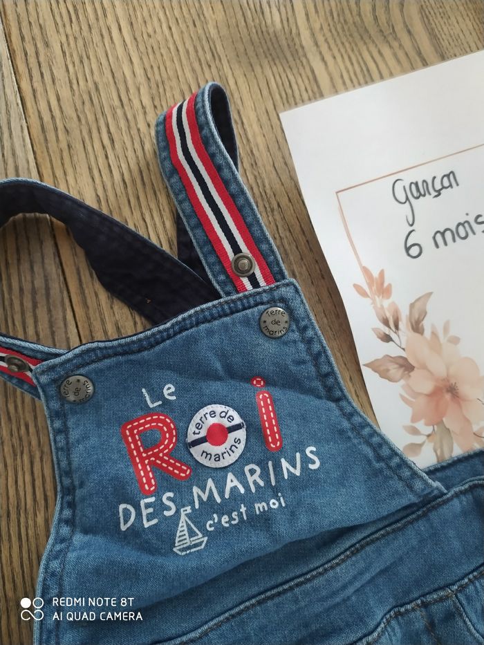 Salopette 6 mois Terre de marin - photo numéro 2