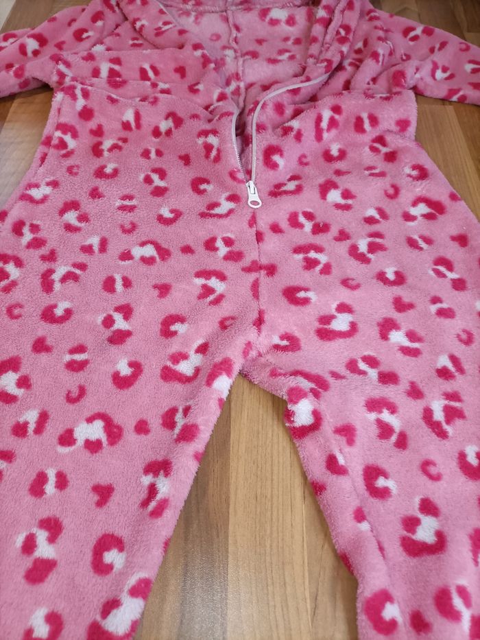 Pyjama tout doux 1 pièce pilou pilou rose rouge blanc 7-8 ans 9th avenue - photo numéro 8