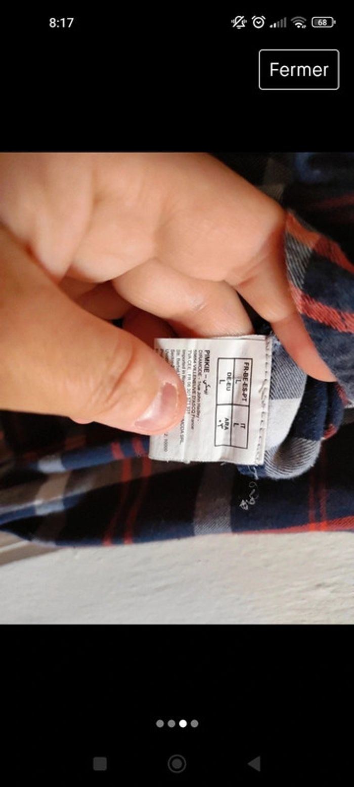 Chemise a carreaux - photo numéro 4