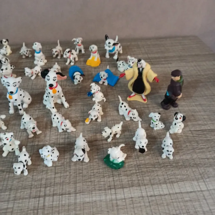 Lot figurines vintage les 101 dalmatiens - photo numéro 7