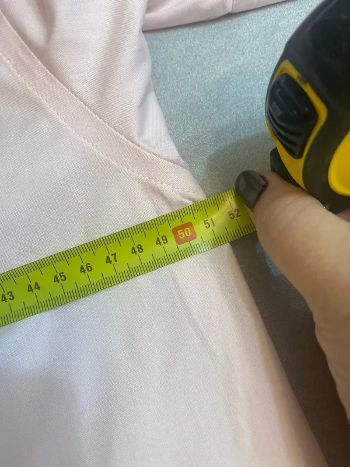 Chemise cintrée rose pâle coton Café Coton taille L neuve - n5p - photo numéro 8