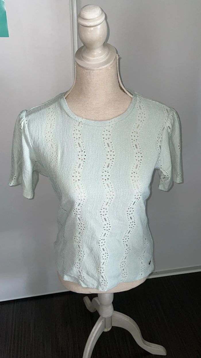 Blouse vert d’eau Cotton Club TS