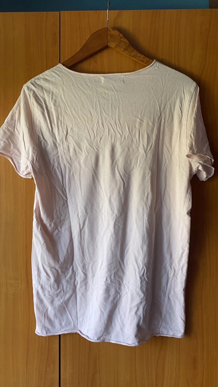 Tee-shirt rose pale Bershka S - photo numéro 5