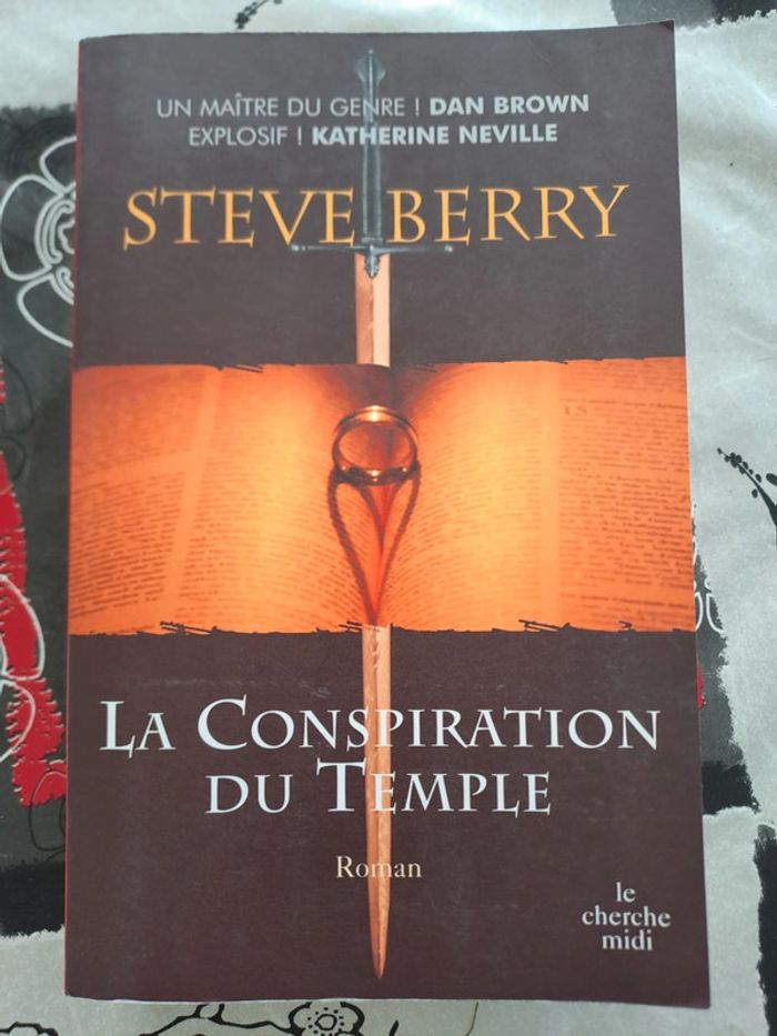 Livre La Conspiration du Temple, Steve Berry
