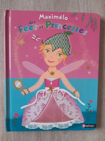 Livre à toucher Maximelo des fées et princesses Nathan