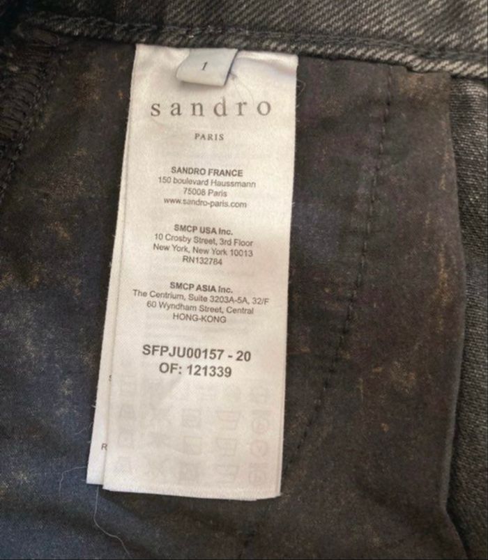 JUPE SANDRO EN JEAN 199€ PRIX MAGASIN - photo numéro 7