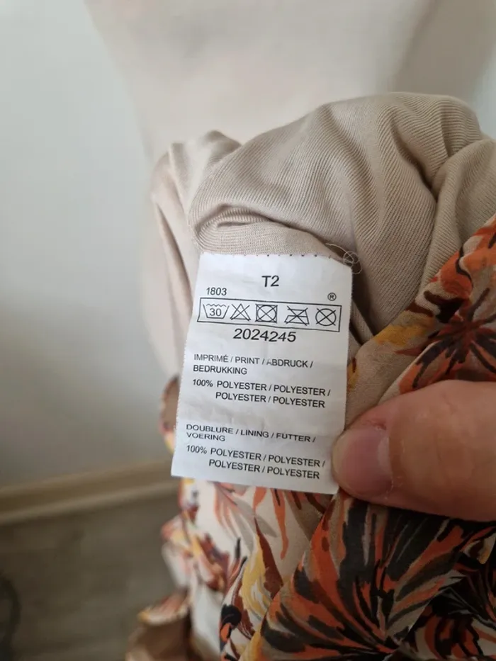 Haut débardeur voilage palier taille 38 - photo numéro 5
