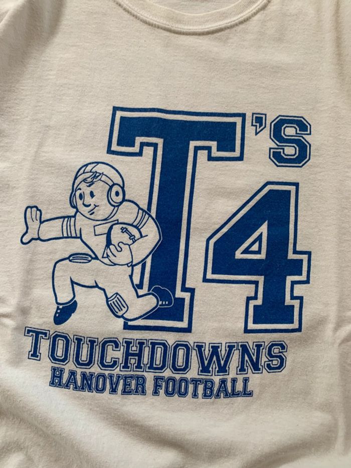 Tee shirt imprimé / printed Gildan Touchdown hanover Football usa sponsoring vintage 00’s - photo numéro 3