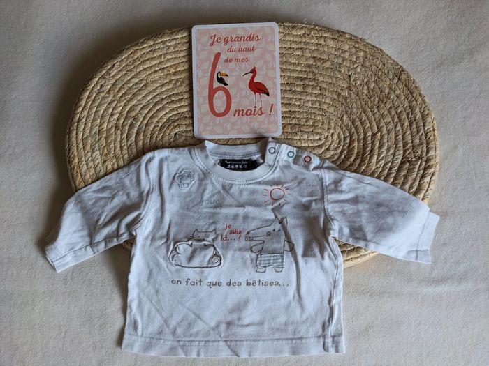 Tee shirts neufs 6 mois - photo numéro 3