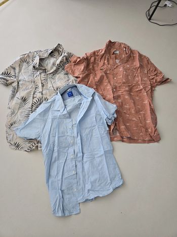 Lot de 3 chemises taille L homme