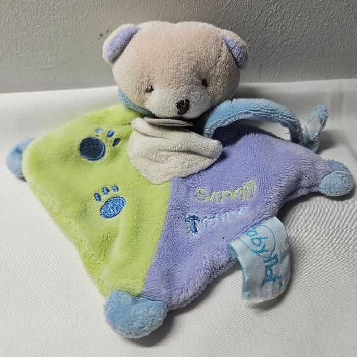 Doudou ourson baby nat attache tutute .