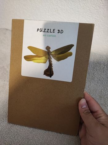 Puzzle 3d en carton