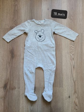 Pyjama winnie l'ourson 18 mois