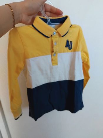 Polo manches longues garçon 18mois