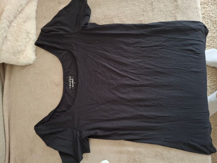Tshirt noir camaieu