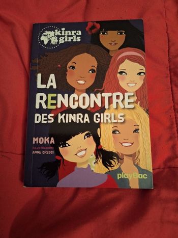 La rencontre des Kinra Girls de Moka , Illustrations Anne Cresci