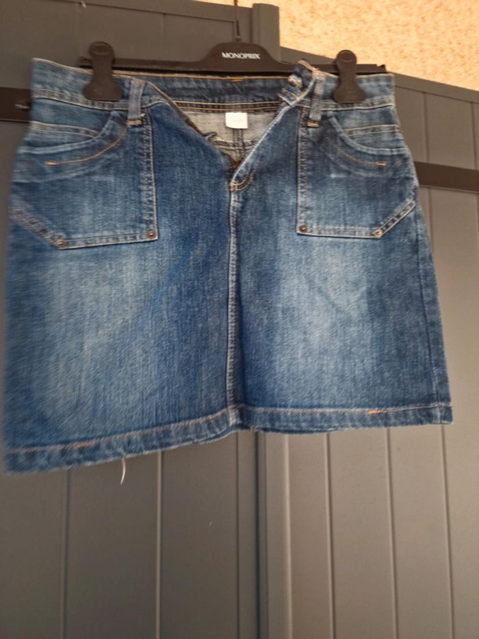 Jupe en jeans camaieu - photo numéro 2
