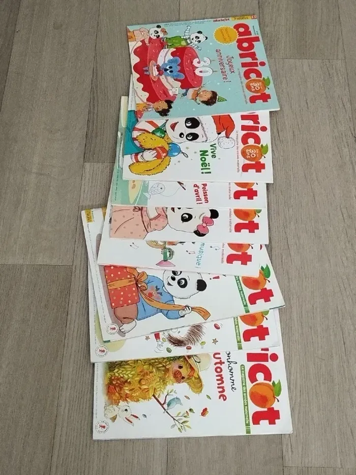 Lot de 8 livres enfants abricot année 2017-18-23-24 L036 - photo numéro 3