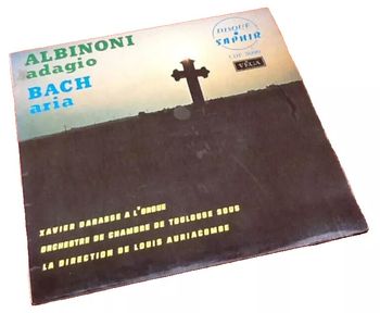 Vinyle 45 tours  Albinoni / Bach (1968)