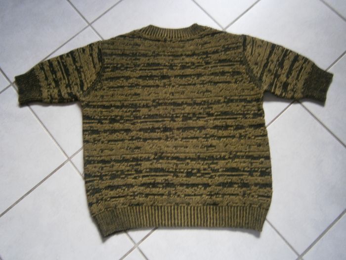Pull MC chiné noir/jaune COP COPINE Taille M - photo numéro 6