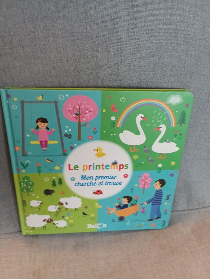 Livre mon premier cherche et trouve printemps