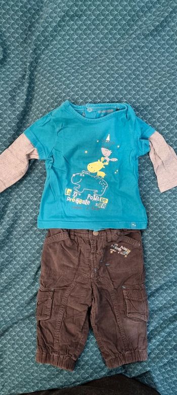 Ensemble garçon 12 mois