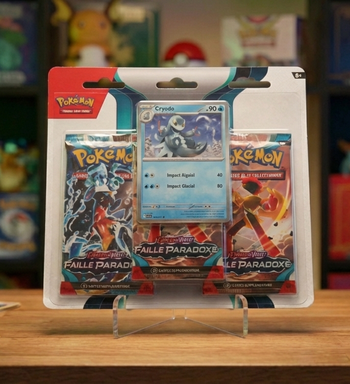 Tripack Pokémon EV04 Faille Paradoxe - Neuf & Scellé - Promo Cryodo