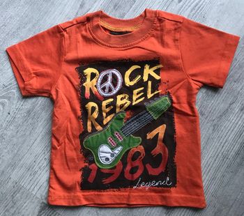 Tee shirt orange 12 mois Boyz Wear