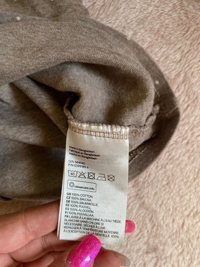 Haut manche longue H&M 92 cm 1/2 - 2 ans - photo numéro 5