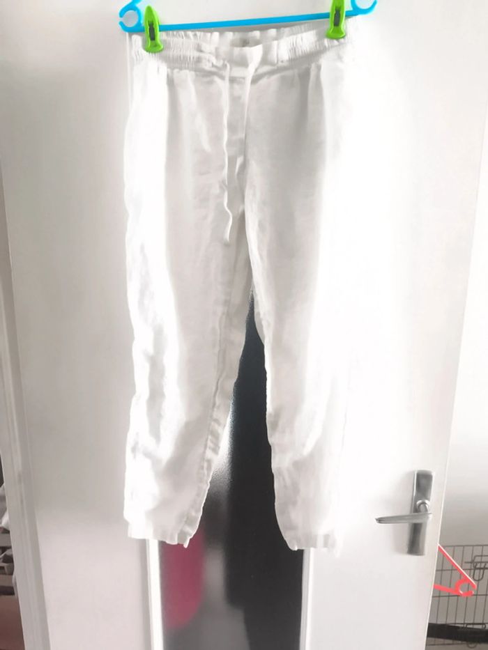 Pantalon blanc 42 jo - photo numéro 2