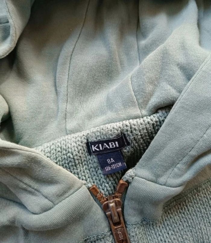 Gilet vert zippé - photo numéro 4