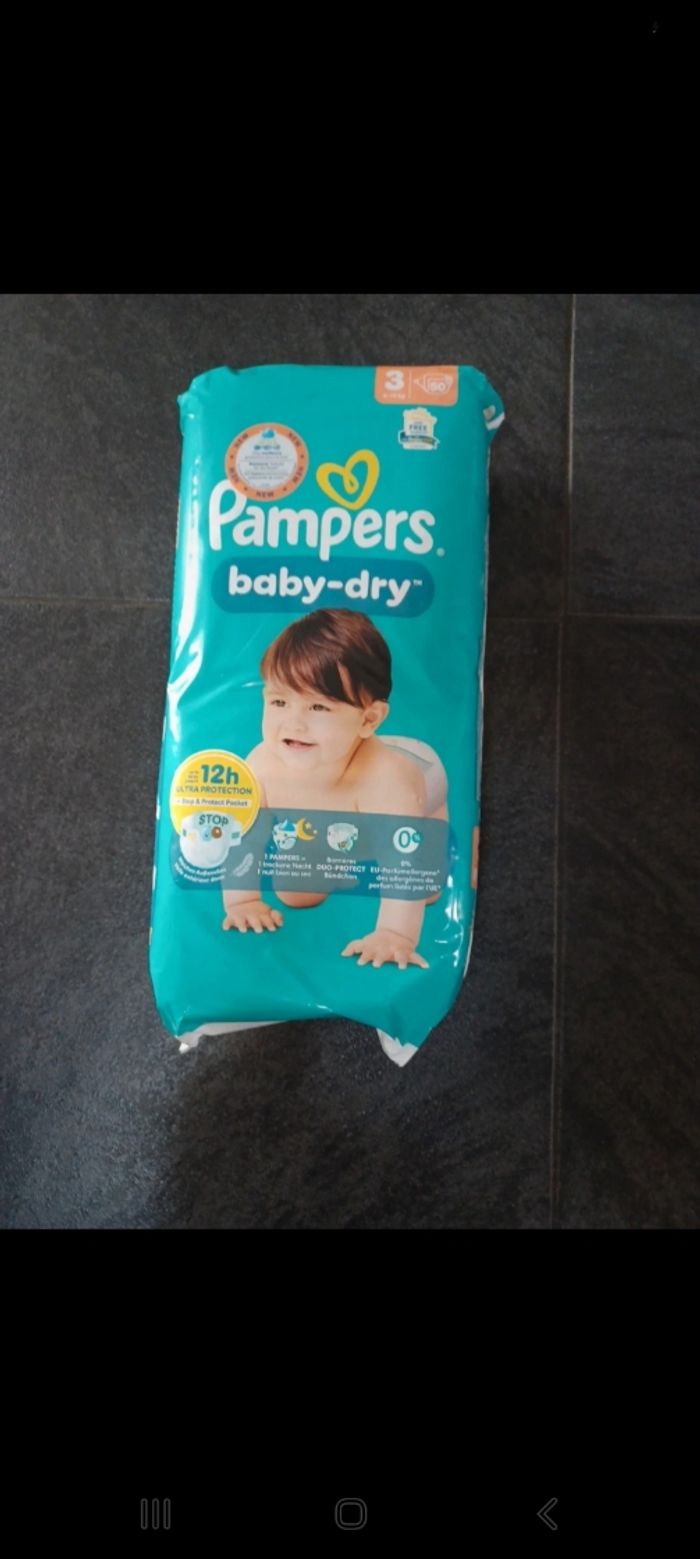 Couches pampers T3