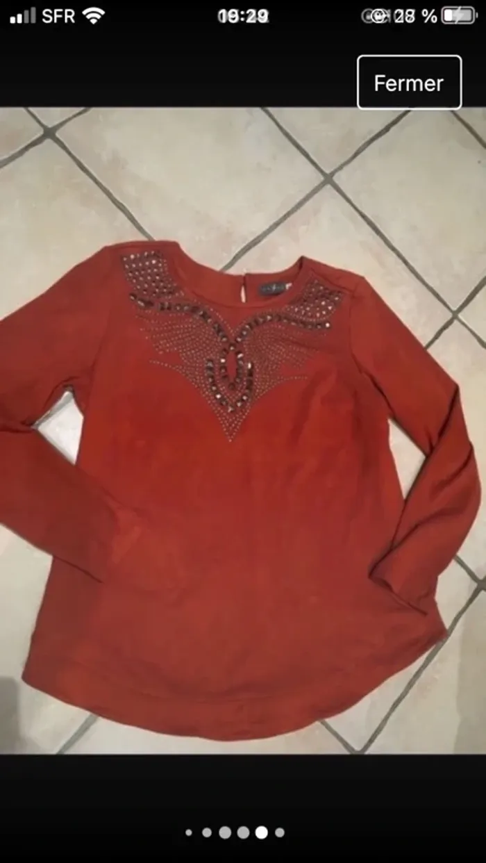 Superbe pull en 40 tout doux en excellent état de chez Vango - photo numéro 6