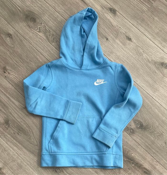 Sweat à capuche bleu Nike 5 ans / 110/116 cm - photo numéro 3