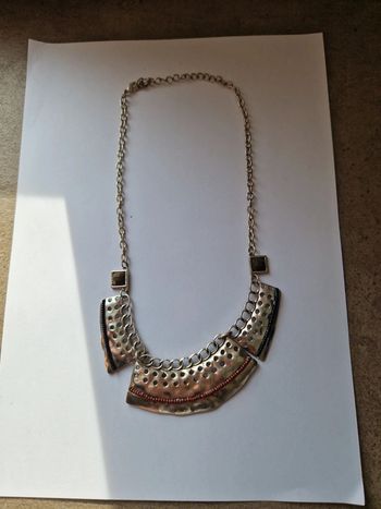 Collier argent  acier