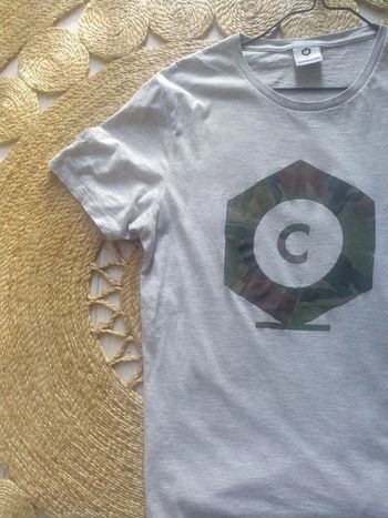 T-Shirt gris chiné homme Jack & Jones Taille M En très bon état