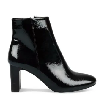 Bottines Sinéquanone Noir Vernis fermeture éclair Femme Taille 37 Neuf