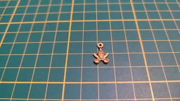 Décoration de cheveux-tête de mort référence 30 24 1373 pièce détachée Playmobil #C32