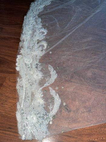 Voile avec des perles 