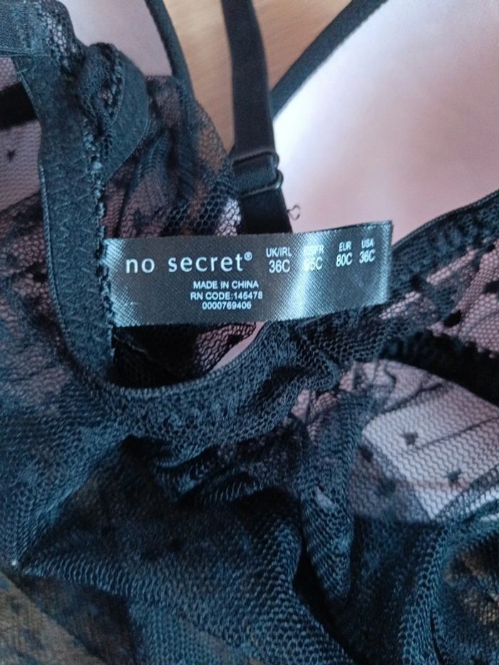 Nuisette noire dentelle 95C (95 C) - photo numéro 14