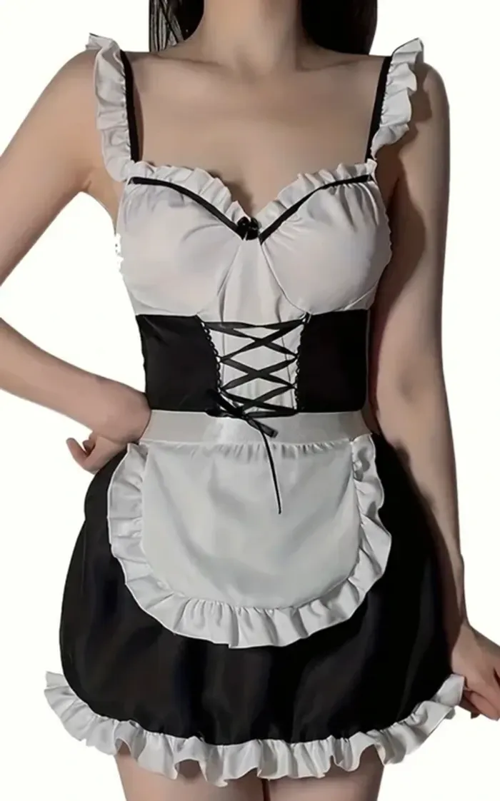 Déguisement, cosplay, femme de ménage taille S