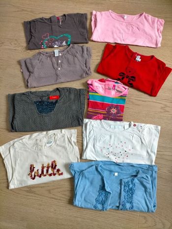 Lot tee shirts manches longues