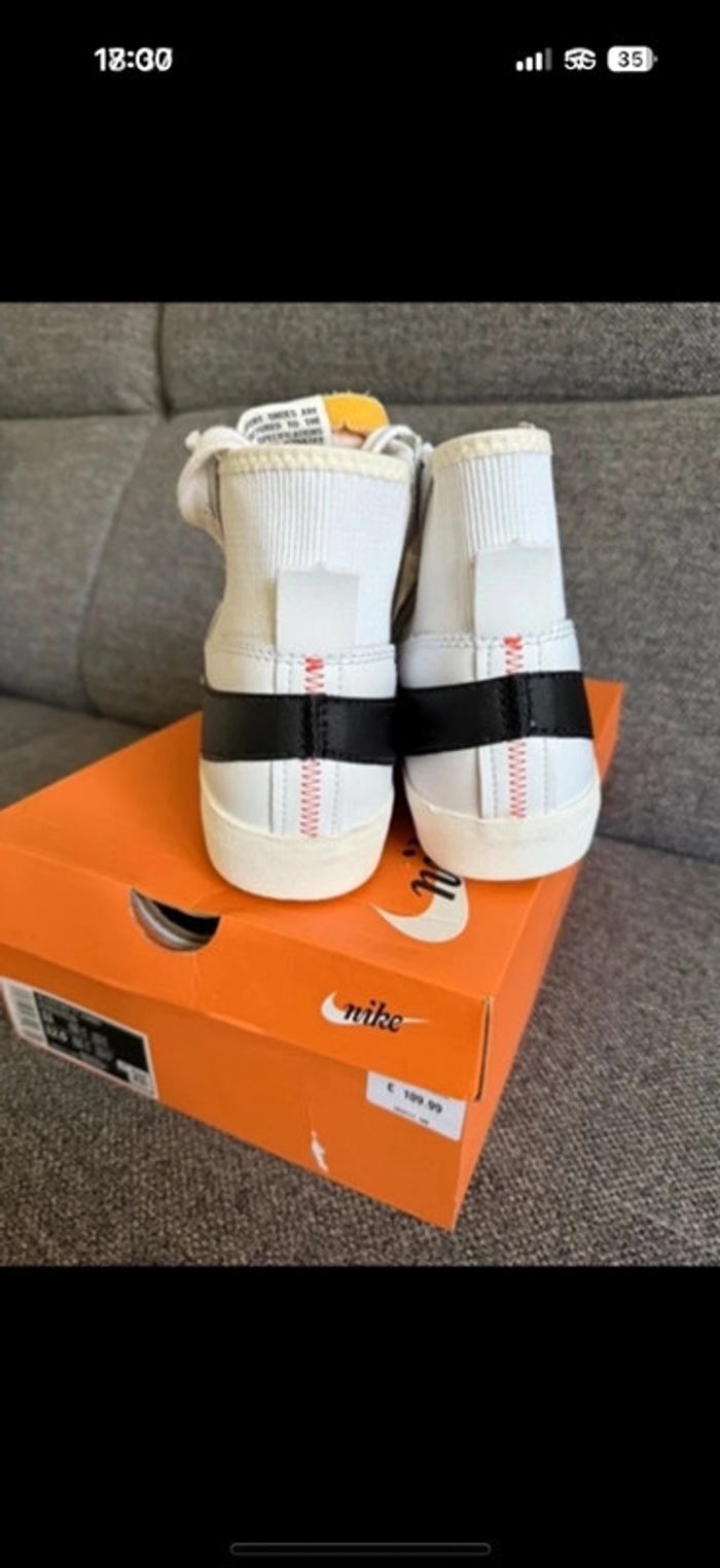 Nike Blazer Mid ’77 Jumbo - Blanc et Noir 📏 Taille : 45 🆕 État : Neuve, jamais portée - photo numéro 4