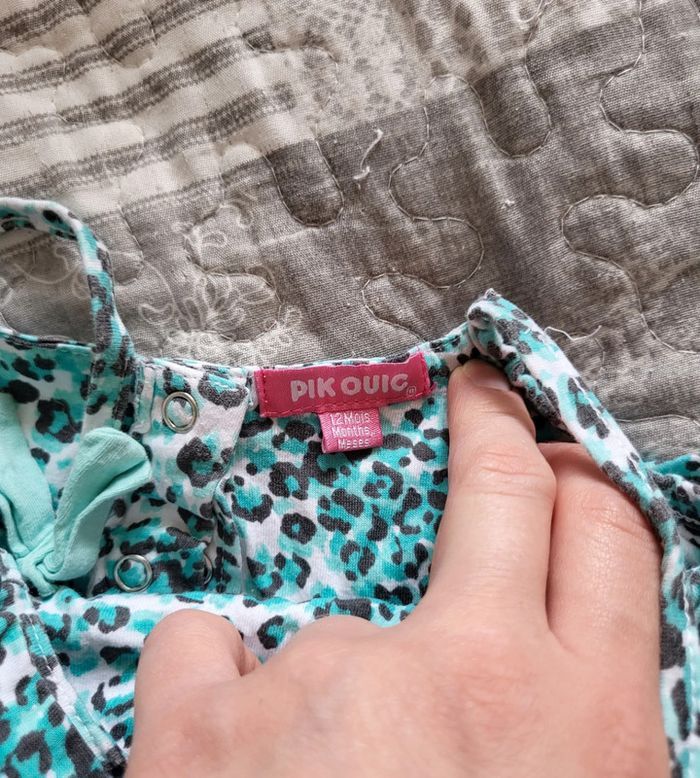 Ensemble bleue léopard 12 mois - photo numéro 6