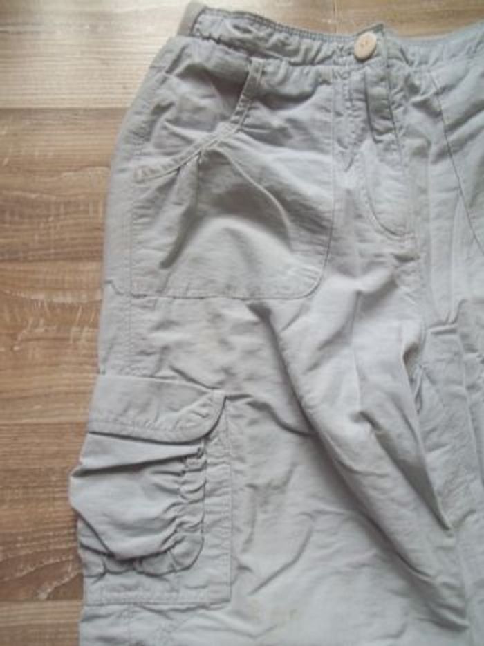 Pantalon retroussable Domyos gris 6 ans - photo numéro 3