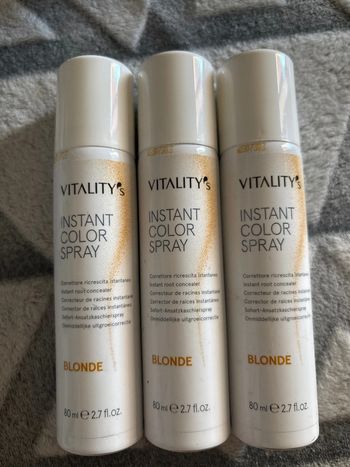 Vitality’s instant color spray blonde