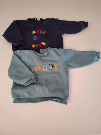 Lot de 2 pull TAO bébé garçon