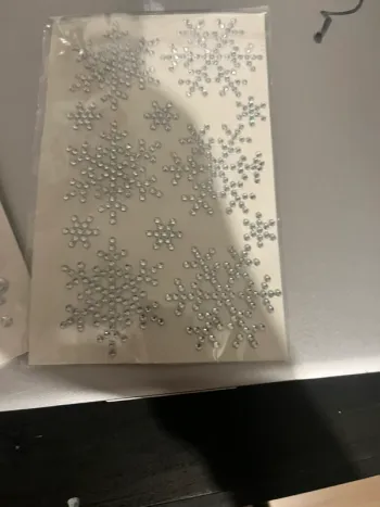 Strass corporel flocon