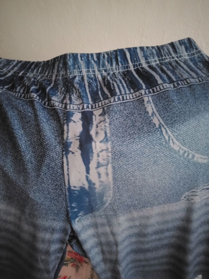 Pantacourt bleu jeans - photo numéro 5