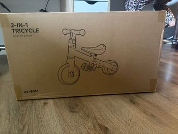 Tricycle et draisienne 2 en 1